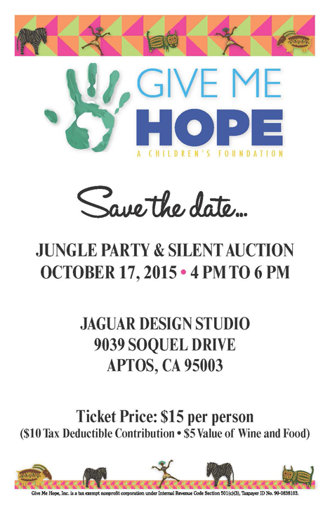 Save the Dtae for Jungle Part Fundraiser